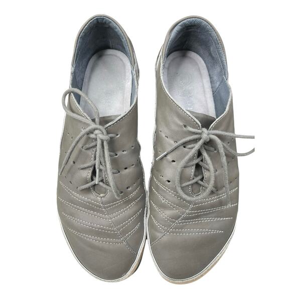 NAOT Women’s Kumara Foggy Gray Leather Lace Up Sneaker Size 40 US 9 - Picture 10 of 10